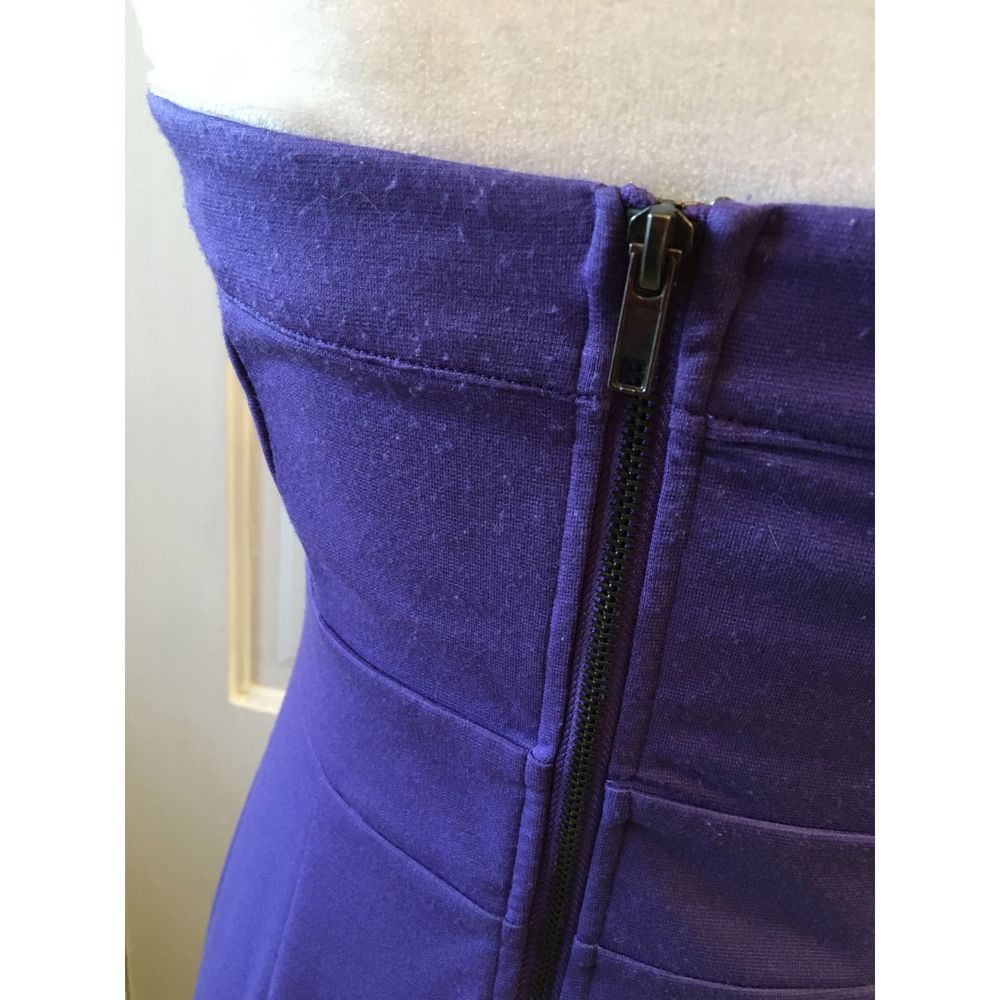 Strapless Purple Dress - Picture 8 of 10